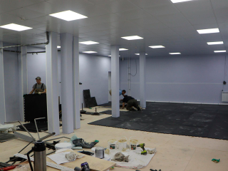 В Зарайске завершается ремонт в подростково-молодежном клубе «Витязь»