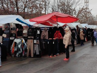 От икры до валенок: что можно купить на ярмарке у Торговых рядов в Клину