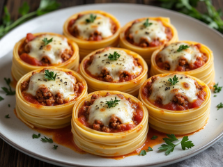 Чтобы семью порадовать: быстрые макаронные гнезда с сочным фаршем и сырной корочкой