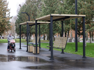 В Шеметове создали парк, где комфортно всем поколениям