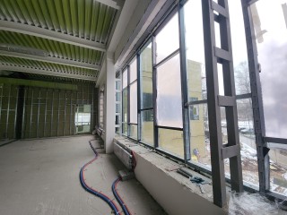 Строители приступили к отделке нового физкультурно-оздоровительного комплекса в Черноголовке