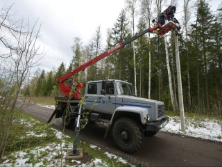 Ружан предупредили о налипании снега на провода