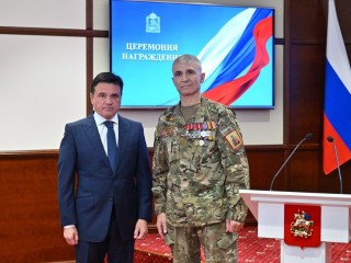 Старшина из Звенигорода получил третий Орден Мужества