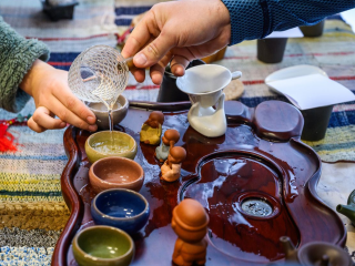 В городской библиотеке №5 устроили китайскую чайную церемонию