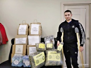 Боец «Смайлик» приехал с фронта в Серпухов, чтобы отвезти гуманитарку в зону СВО