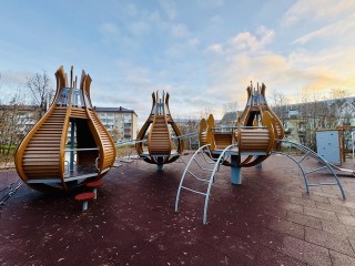 В Сергиевом Посаде на Бероунской и Стахановской улицах установлена новая детская площадка