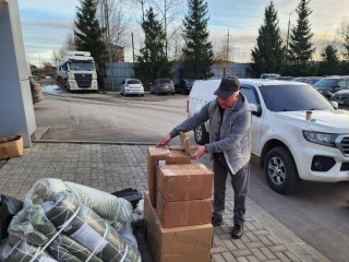 Бойцу СВО с позывным «Рембо» передали гуманитарный груз от жителей Лосино-Петровского