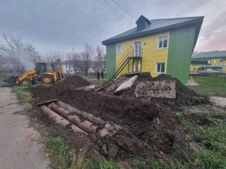 Областная служба помогает устранять коммунальную аварию в Кашире-2