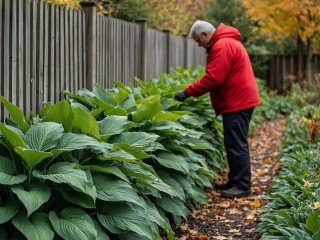 Ноябрьская обрезка хосты поможет против слизней: простой способ от опытного садовода