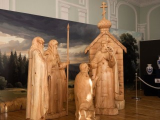 Уникальную деревянную композицию из Богородского, посвященную Сергию Радонежскому, признали лучшей в России