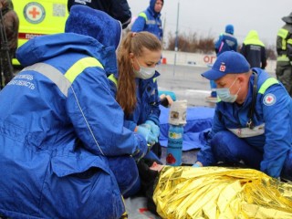 «Пассажиры» в гриме, медики — в деле: как Коломна готовилась к реальным ЧП на дорогах