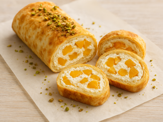 Когда дети просят что-то сладкое: лаваш, творог, персики и 30 минут в духовке