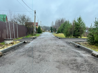 В Юшкове отремонтировали дорогу на улице Полевой