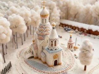 Зимний ИИ-тренд согрел Подмосковье: города поделились «вязаными» образами и стали чуть ближе — листайте теплую подборку