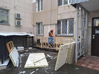 Новый облик эпохи: как девятиэтажный дом на проспекте Королева превращается в шедевр капремонта