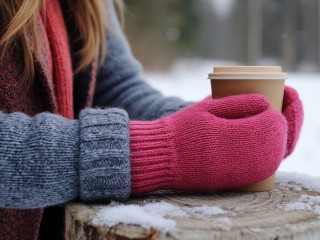 Дети из Химок повесили объявления с предложением согреть соседей напитками и перчатками