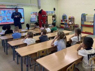 Для дошколят Видного провели уроки пожарной безопасности