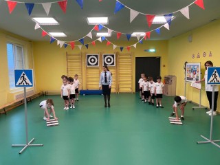 ПДД с пеленок: малышам Домодедова напомнили о безопасности на дороге