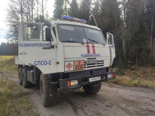 Взрывотехники уничтожили снаряд времен ВОВ, найденный в лесу под Рузой