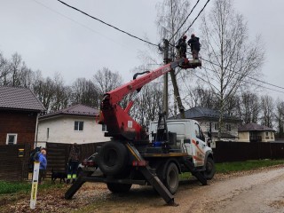 В Давыдково зажгутся около 50 новых уличных фонарей