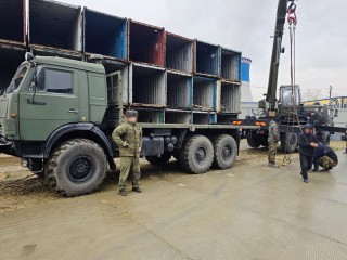 Укрепрайоны в зоне СВО строят морскими контейнерами из Котельников