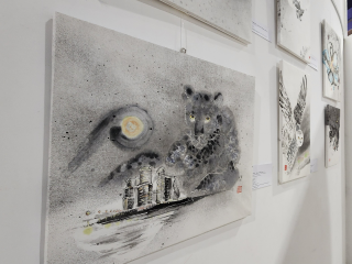 Уникальные работы в японском стиле суми-э можно увидеть до 26 ноября в «Артишоке»