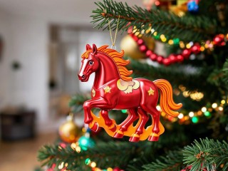 Как украсить елку на Новый год 2026: идеи декора Огненной Лошади