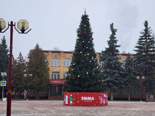 В Серебряных Прудах зажглась главная елка округа