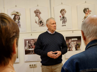 «Языком иронии и сарказма»: в Реутове открылась выставка знаменитого художника журнала «Крокодил»