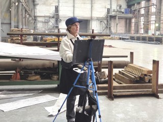 Металл и искусство: Каширский завод открыл цеха для пленэристов