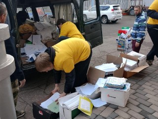 Бумажный бум: студенты Наро‑Фоминска собрали четверть тонны макулатуры