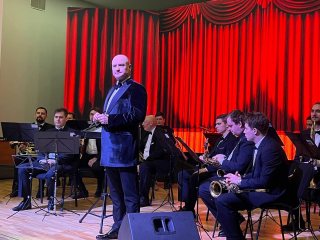 Оркестр выступил с патриотической программой перед военнослужащими в Нахабине