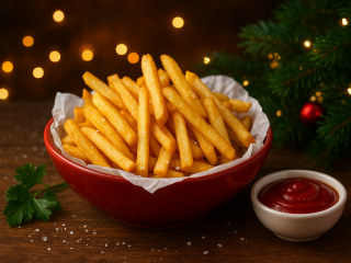 Чтобы детей усадить за новогодний стол: хрустящая картошка фри с секретом