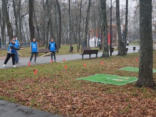 Спортивные игры с гирями, городками и армрестлингом прошли в Серпухове