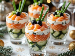 Закуска в стакане на Новый год: готовится быстро, удивляет гостей неимоверно