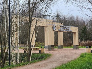 У Талицкого леса построили парковку на 200 автомобилей