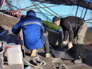 Отопление смонтировали и включили в ремонтируемом здании творческой академии Ногинска