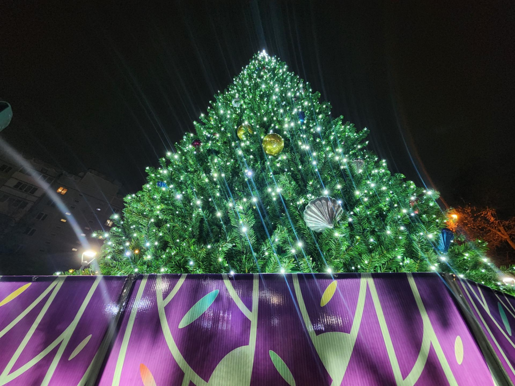 Как Нахабино встретило зиму: зажжение новогодней елки и открытие сезона