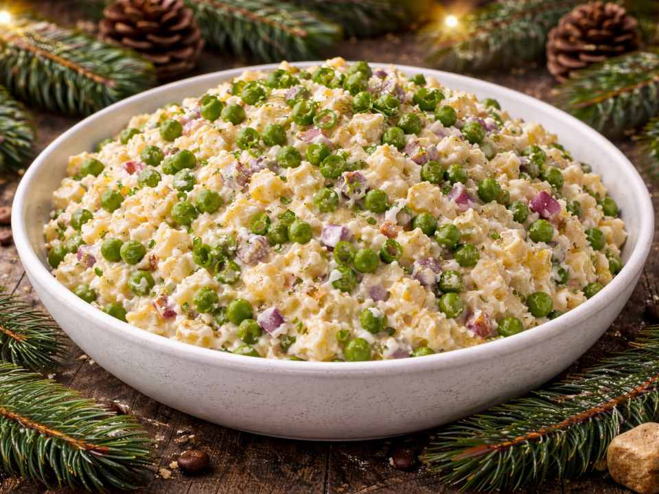 Четыре продукта — и готово: легкий салат «Чайка» собирается за 10 минут и нравится всем