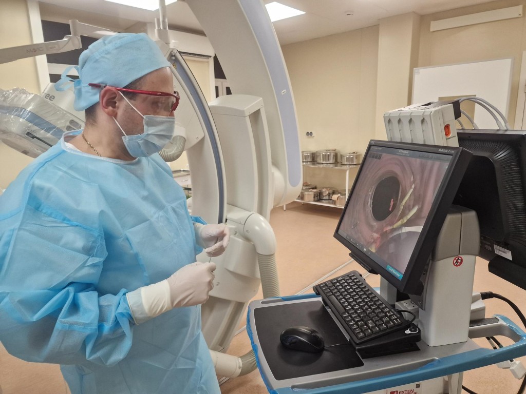 В Воскресенской больнице установили оборудование сверхточной внутрисосудистой визуализации