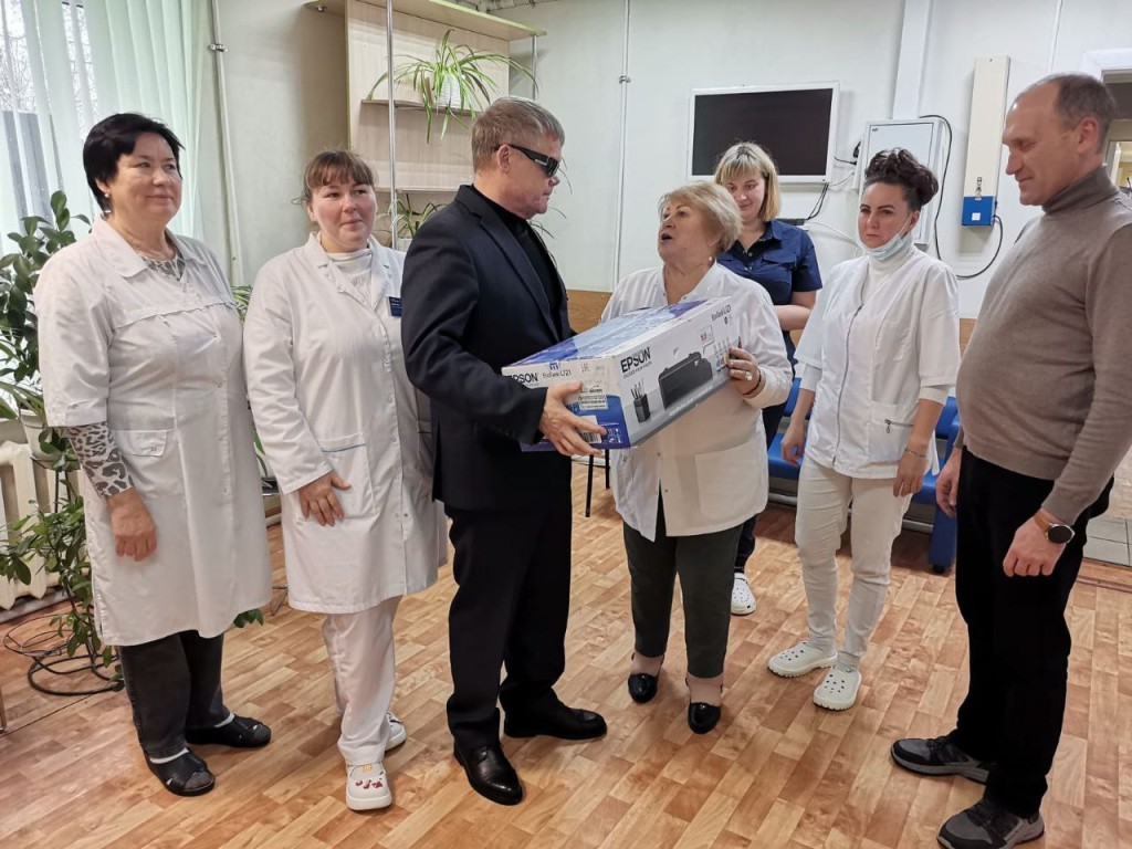 Поликлиника в Дорохове получила новую оргтехнику