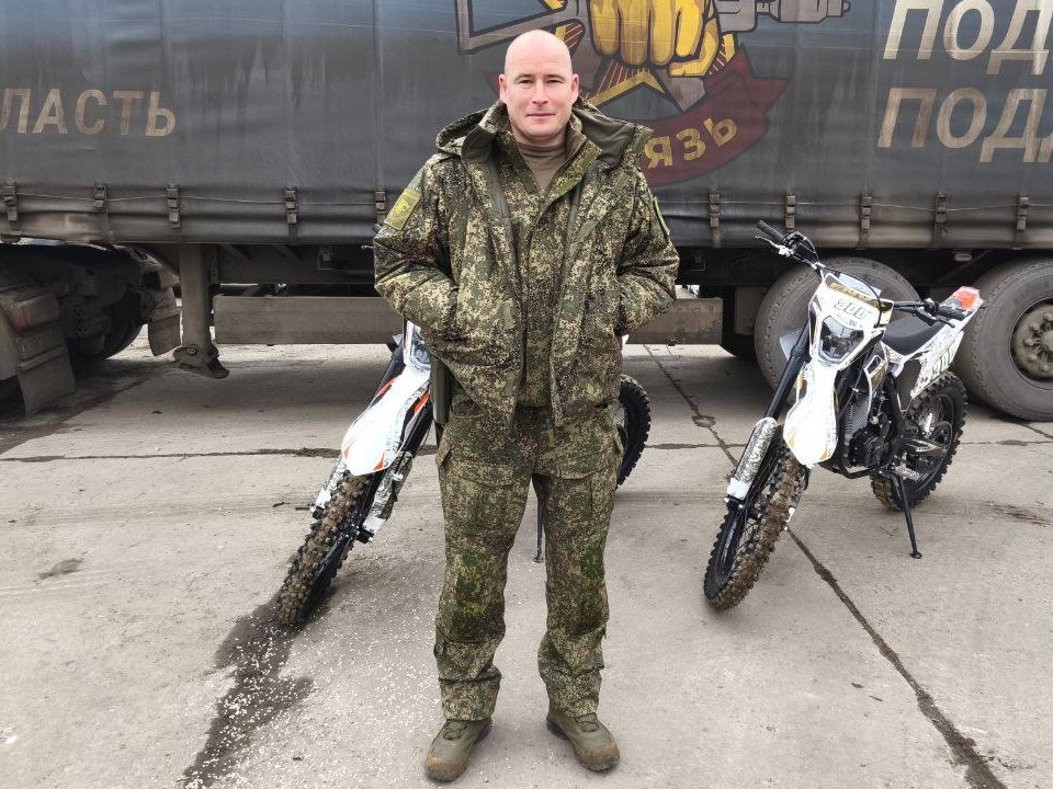 «Доброе дело» на передовой: мотоциклы высокой проходимости усилили губернаторский полк