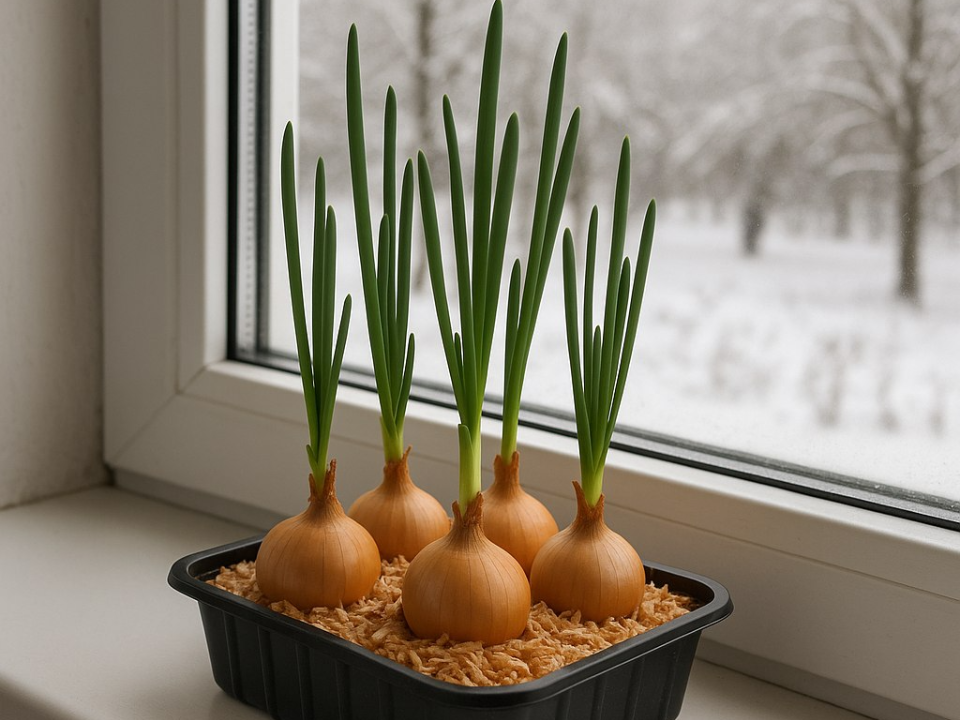 Как вырастить зеленый лук дома за неделю: лайфхаки дачника для сочной зелени к Новому году