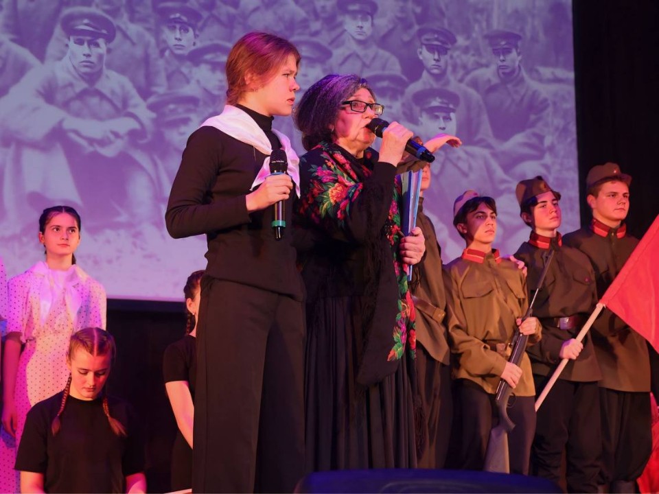 Волоколамские гимназисты представили современную интерпретацию песен о войне