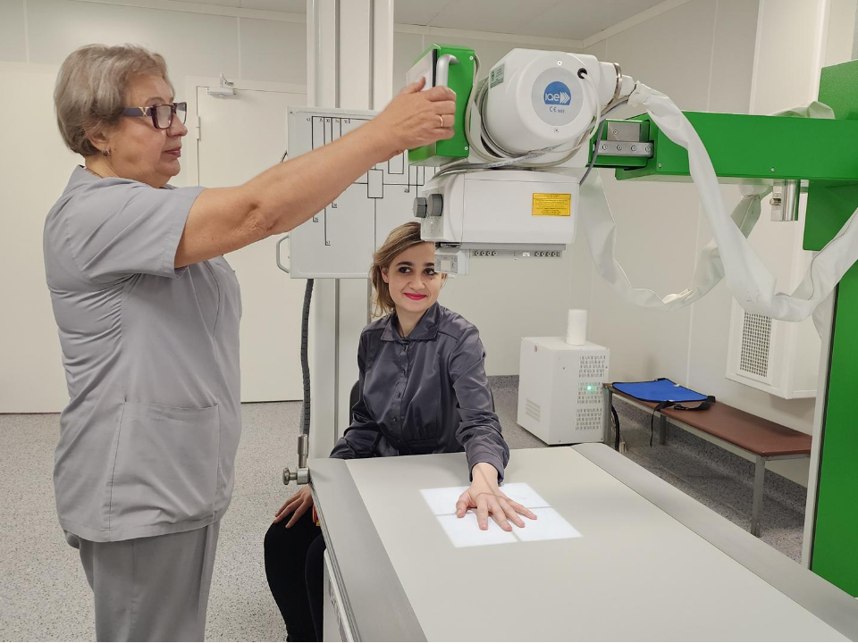 В поликлинике на Октябрьской улице установили современный цифровой рентген-аппарат