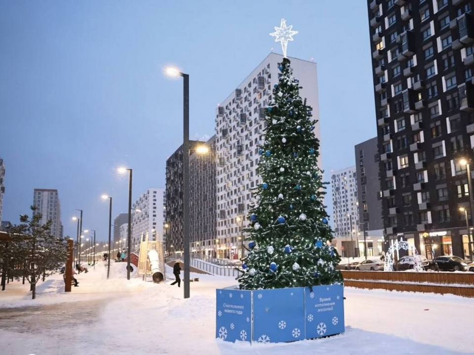 Самые красивые дворы определили перед Новом годом в Мытищах