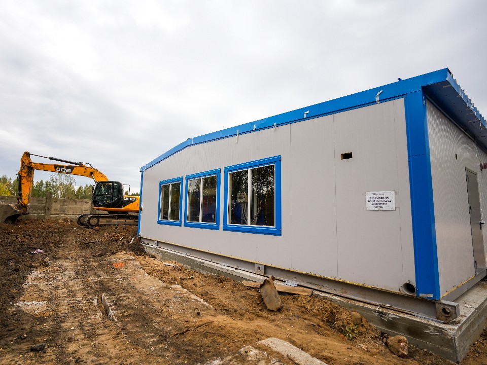 Новый тепловой пункт построили возле православной гимназии в Клину