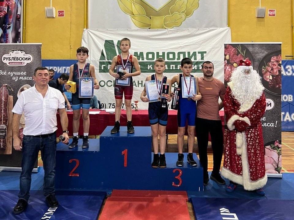 Луховицкие спортсмены стали победителями областного первенства по греко-римской борьбе