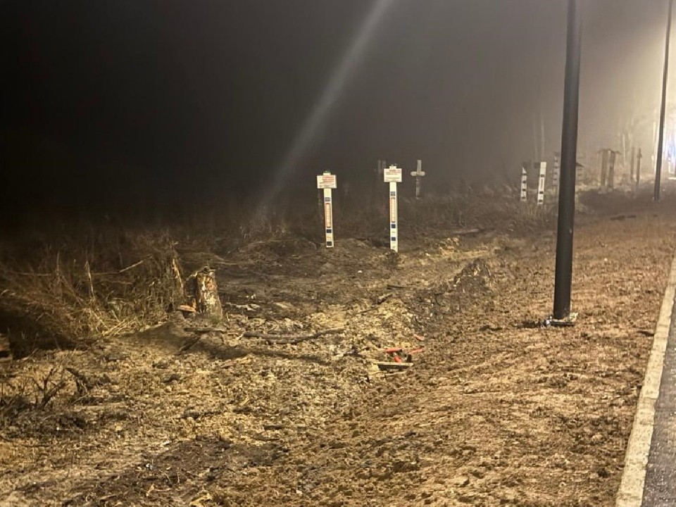 Большую лужу убрали возле дороги от Суворовских прудов до Леонихи