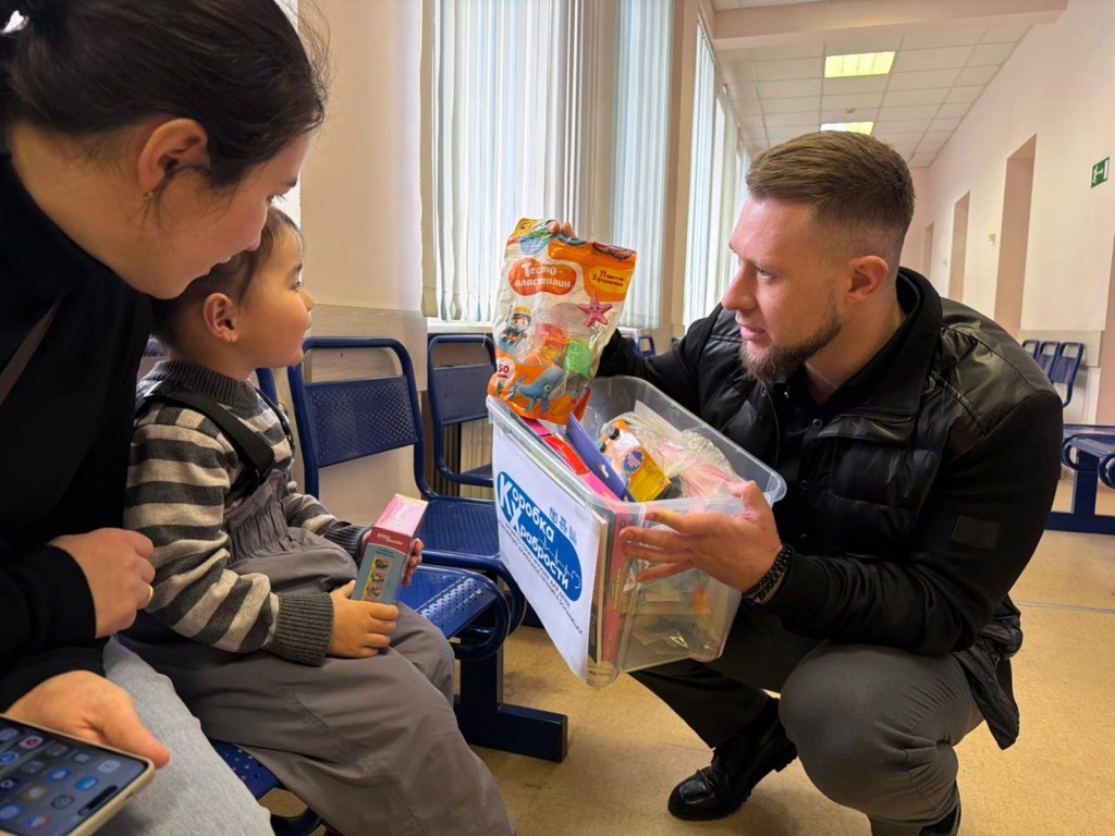 Отвлечь от боли: в Ступине прошла акция «Коробка храбрости» для маленьких пациентов
